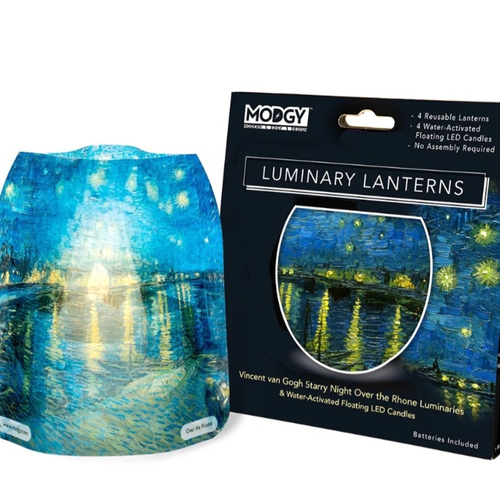 Starry Night Over the Rhone Luminary Lantern